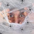 thumbnail image 2 of Halloween Decorative Spider Cotton Spider Web, 2 of 4