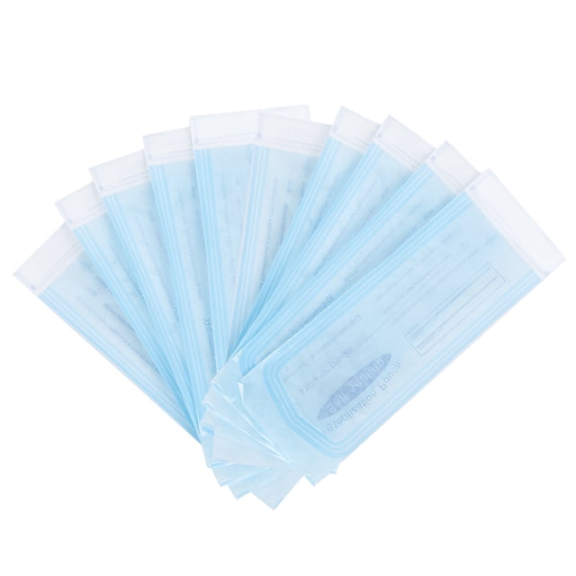 Bolsa Autosellante Suministros Dentales Bolsa De Pvc 200PCS Bolsa Autosellante Suministros Dentales Bolsa De PVC Película Transparente Azul Para Esterilización90 X 260 Mm YLSHRF 90x260mm