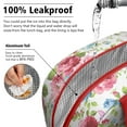 thumbnail image 5 of Lunch Bag Lunch Box for Women Reusable Insulated Lunch Cooler Bags,Large Capacity for Work Travel Picnic,Water-Resistant Pioneer Colorful Floral Lunch Tote Bag Gifts for Woman Mom Red, 5 of 6