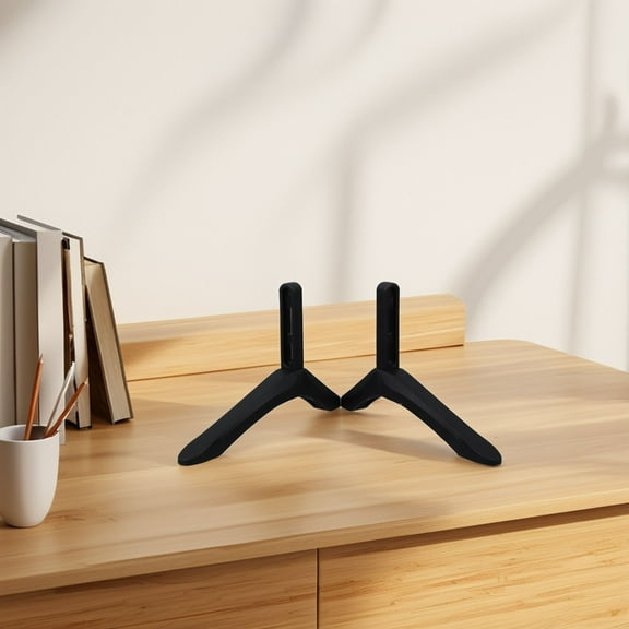 HONMEET Floating Tv Stand Wall Mounted Plastic Black 1 Set