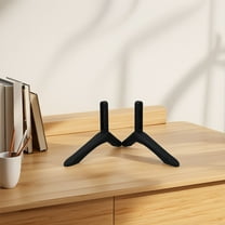 HONMEET Floating Tv Stand Wall Mounted Plastic Black 1 Set