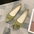 thumbnail image 5 of Dpityserensio Flats Shoes for Women Pointed Toe Candy Color Work Shoes Solid Color Flower Ballet Flats Comfortable Knit Dressy Flats, 5 of 6