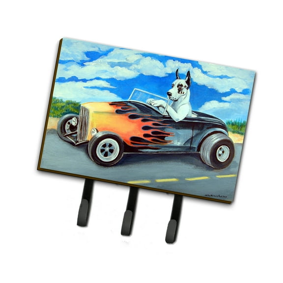 Carolines Treasures 7502TH68 Great Dane Leash or Key Holder Triple multicolor