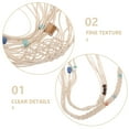 thumbnail image 4 of 1Set Boho Cotton Rope Waist Belt with Tassel Design for Women Dresses and Skirts, 4 of 8