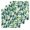 Dark Green, variant on Blueberry Botanical Kitchen Dish Towels for Drying Dishes Set of 3, Green Spring Leaves Branches Waffle Weave Microfiber Hand Tea Bathroom Towels Quick Dry & Absorbent Towel 12x12