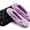 Black/Purple, variant on Roxoni Women's Terry Classic Cotton & Velour Ballerina Slippers Pack of 2 - Grey/Pink - 8.5-9