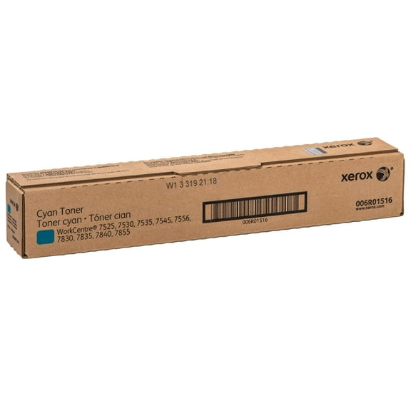 Xerox Cyan Laser Toner Cartridge for WorCentre Series Printers, 15000 Pages