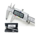 thumbnail image 2 of 6 Inch 150mm Digital Vernier Caliper Stainless Steel Micrometer Measuring Tool Depth Ruler, 2 of 7