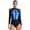 Royal Blue, variant on Manyakai Women's Gymnastics Leotard Long Sleeve Sparkle Rhinestone Bodysuit Acrobatics Costume Royal Blue XL