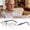 Blue Light Protection, variant on Rimless Auto Focus Progressive Reading Glasses, Blue Light Blocking Multifocal Eyeglasses, Lightweight Metal Frame Eyewear for Men Women Near Far Vision Computer Use