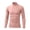 Pink, variant on Hzzrkos Men Casual Slim Fit Solid Color Mock Neck Long Sleeve Stretch Lightweight Base Layer Shirt Pullover Athletic Thermal Tee Undershirt Activewear Top Black