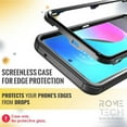 thumbnail image 4 of Rome Tech Funda para Moto G Stylus 5G (2024), con Clip para Cinturón y Soporte, Doble Capa a Prueba de Golpes, Color Negro, 4 of 10