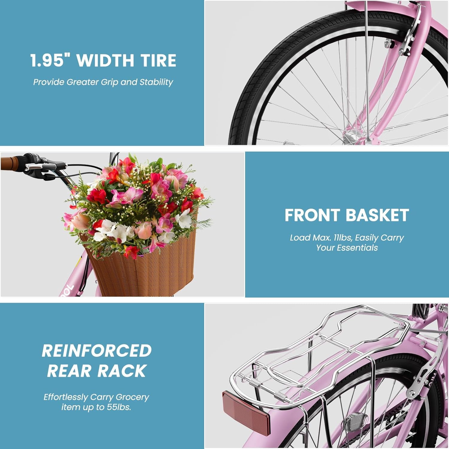 Basket Viking Belgravia Pink Belgravia Heritage Viking Belgravia