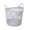 Gray, variant on Twfbrm Plastic Laundry Basket, 12x16 Inch Portable Breathable Laundry Hamper with Handles, Ventilation Durable Storage Container Organizer for Bedroom, Apartment, Dorm, Home, Laundry Room