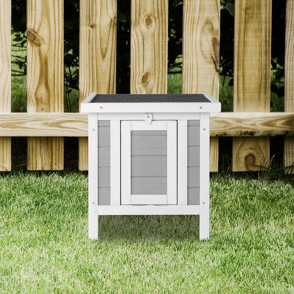 Kadyn Waterproof Outdoor Indoor Rabbit Hutch for Bunnies,Cats,Dogs and Other Small Animals,Rabbit Hutch,Feral Cat House , Asphalt Roof,Indoor Bunny Cage, Outdoor Bunny House,Gray Kadyn Waterproof Outdoor Indoor Rabbit Hutch for Bunnies,Cats,Dogs and Other Small Animals,Rabbit Hutch,Feral Cat House , Asphalt Roof,Indoor Bunny Cage, Outdoor Bunny House,Gray