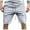 Gray#01, variant on Havenre Mens Casual Twill Cargo Shorts Loose Regular Fit Cotton Drawstring Classic Cargo Stretch Short with Multi-Pockets Dark Gray L