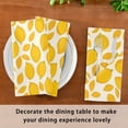 thumbnail image 6 of Napkin Satin Napkin 20*20Inchx6 Kitchen Towel Dinner Plate Towel Decorative Towel Napkin Tea Towel Suitable For Kitchen Table Beautiful Yellow Lemon Seamless, 6 of 8