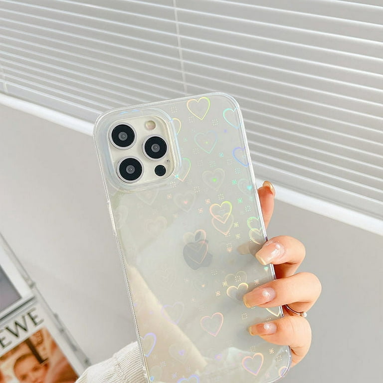 Laser Rainbow Stars Apple iPhone Case, for iPhone 14 Pro Max / Gray