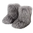 thumbnail image 1 of Botas de nieve OAVQHLG3B para mujer, botas de nieve de imitación de animales de color a la moda para mujer, además de botas de nieve de piel de cachemira., 1 of 7