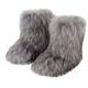 thumbnail image 1 of Botas de nieve OAVQHLG3B para mujer, botas de nieve de imitación de animales de color a la moda para mujer, además de botas de nieve de piel de cachemira., 1 of 7