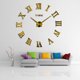 thumbnail image 3 of Billuyoard Reloj de pared 3D de construcción duradera, estilo único, fácil de leer, moderno, grande, 3D, atemporal Electrodomésticos oro, 3 of 6