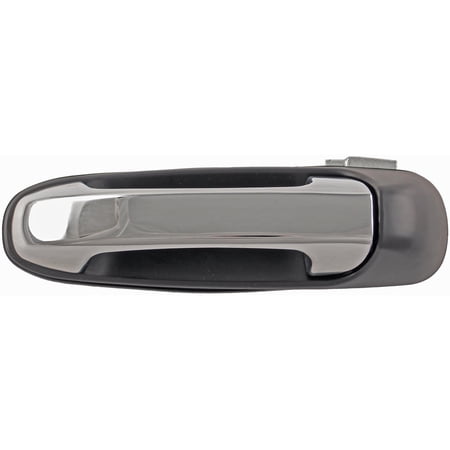 Dorman 82033 Rear Driver Side Exterior Door Handle for Specific Chrysler Models Chrome Lever and Black Housing