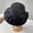 E-610 black butterfly colored adhesive, variant on Colored Rubber Fisherman Hat For Women, Summer Sun Hat, Large Brim, UV Resistant Sun Hat, Face Blocking Bow Shaped Sun Hat