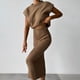 thumbnail image 5 of Suéter popular para mujer, traje sin mangas, jersey, top, vestido ajustado, 5 of 6