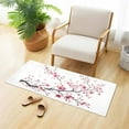 thumbnail image 6 of Bath Mat Soft Plush Non-Slip Absorbent Bathroom Rugs 39"x20" Oriental Cherry Flowers, 6 of 8