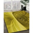 thumbnail image 3 of Ahgly Company Machine Washable Indoor Rectangle Transitional Dark Bronze Brown Area Rugs, 6' x 9', 3 of 7