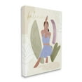 thumbnail image 2 of Stupell Industries Balance Text Yoga Fitness Person Botanical Brushstrokes Graphic Art Gallery-Wrapped Canvas Print Wall Art, 24x30, by Victoria Barnes, 2 of 5