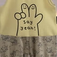 thumbnail image 3 of Ulanda Two Piece Outfits for Girls Daily Workout Sleeveless Tank Top High Elastic Casual Shorts Vacation Clothing Sets (Beige, 4-5 Years), 3 of 3
