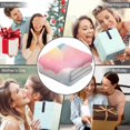 thumbnail image 5 of Wearable Blanket,Colorful Cloud Star Pattern Hooded Wearable Flannel Blanket for Adults & Teens,Winter Poncho Shawl Wrap Cape Cozy Anti-Pill,60"x80", 5 of 5