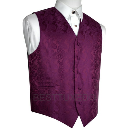 Italian Design, Men's Formal Tuxedo Vest for Prom, Wedding, Cruise , in Sangria (Best Way To Sell T Shirt Designs)