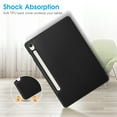thumbnail image 2 of Fintie Slim Case for Samsung Galaxy Tab S9 11 Inch 2023 Model (SM-X710/X716B/X718U) with Built-in S Pen Holder, Soft TPU Smart Stand Back Cover Auto Wake/Sleep Feature, Black, 2 of 8