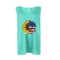 thumbnail image 3 of FASHIONWT Women Oversize Summer Wide Strap Undershirts Plus Size USA Flag Graphic Blouse Tank Tops, 3 of 4