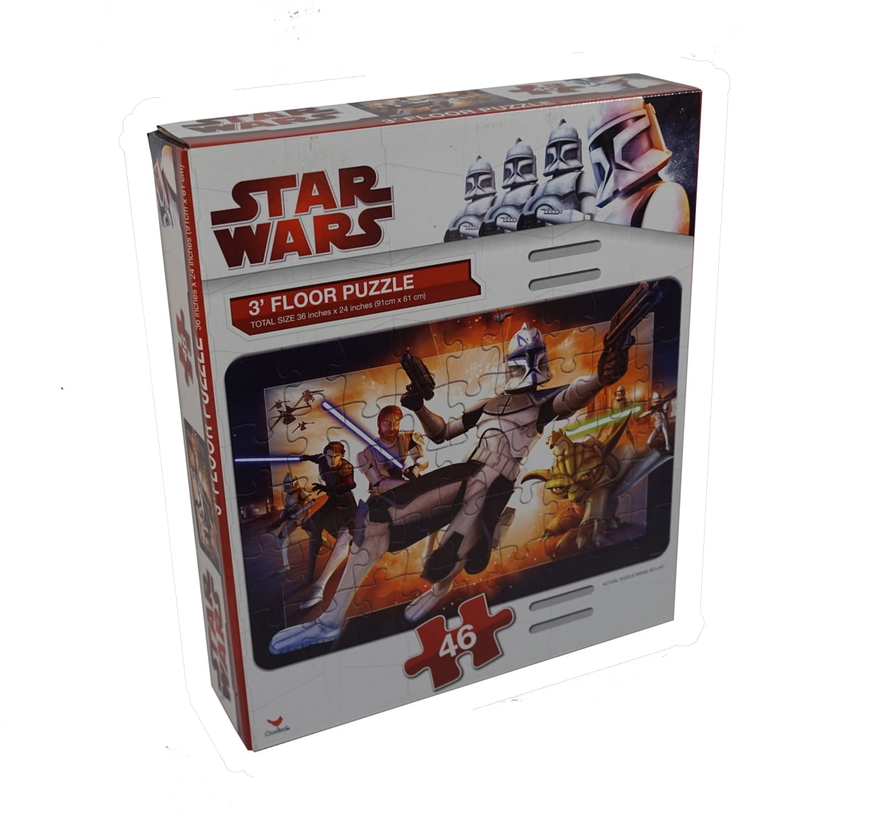 Star Wars The Clone Wars Floor Puzzle - 36 inches by 24