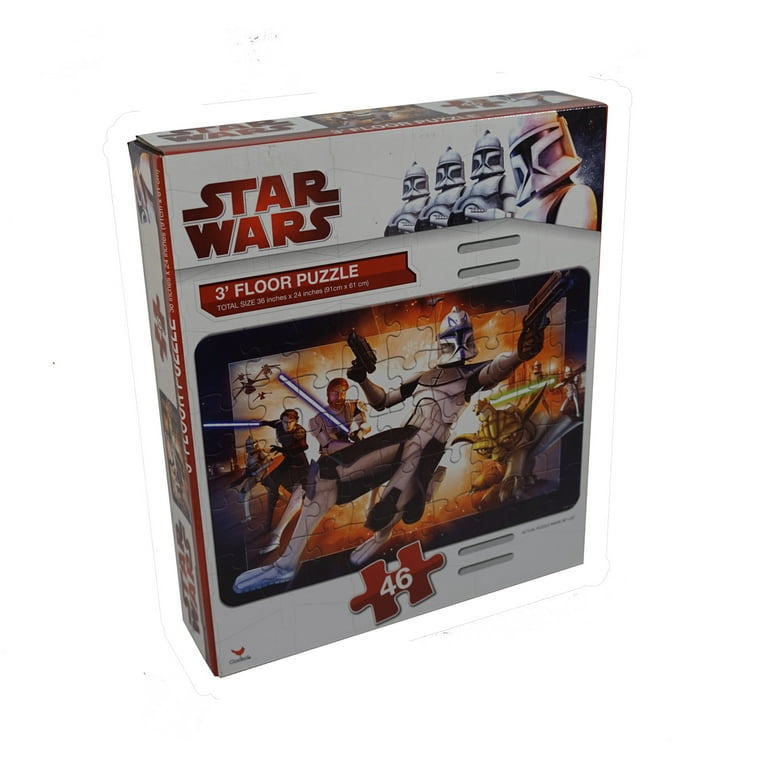 Star Wars The Clone Wars Floor Puzzle - 36 inches by 24