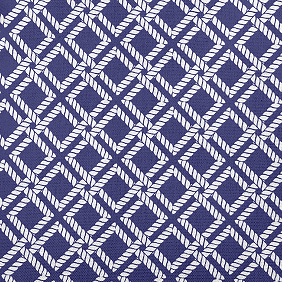 Simply Daisy 18" x 18" Rope Rigging Decorative Throw Pillow, Purplish Blue (1 count)