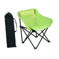thumbnail image 3 of Silla plegable portátil con silla de campamento de bolsas de transporte para césped afuera de patio Verde, 3 of 8