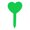 Green, variant on Ruanlalo 100Pcs Heart Shape Plant Tags Waterproof Gardening Labels Reusable Plastic Plant Markers for Plant Pots Flower Beds Herb Gardens