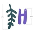 thumbnail image 6 of Pebbuoy Happy Birthday Garland Paper Letter Leaves Pre-Strung Women Girls Kids Birthday Party Hanging Sign Decoration Indoor Wall Backdrop Pendant, 6 of 7