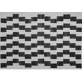 thumbnail image 1 of Ahgly Company Indoor Rectangle Abstract Gray Contemporary Area Rugs, 7' x 9', 1 of 1