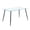 A-Black legs, variant on Yesfashion 51 Inch Modern Glass Dining Table,Clear Tempered Glass Top Table,Rectangular Glass Kitchen Table Furniture with Metal Legs for Home Kitchen