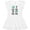 AA-White, variant on Inktastic Earth Day Plant a Tree Save the Bees Save the Seas Love Your Mother Earth Girls Baby Dress