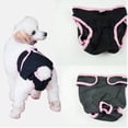 thumbnail image 2 of Pañales cómodos para perros con correa de sujeción fuerte, bragas reutilizables lavables para mascotas pequeñas, 4 colores, disponibles Salvador  pañal para perros, 2 of 8