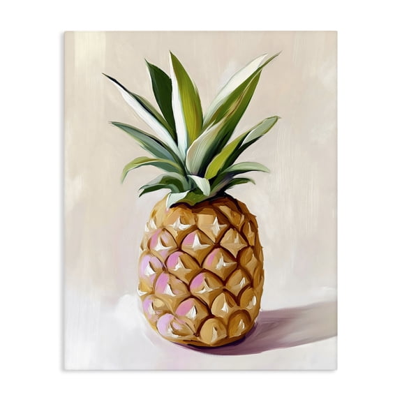 Stupell Industries Bohemian Pastel Pineapple Tropical Fruit Canvas Art, 16 x 20, by The Prints Vibe