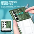 thumbnail image 3 of Compatible with Galaxy S23 Ultra Clear Case with Sliding Camera Lens Cover, Built-in Screen Protector Soft TPU Bumper Case Transparent Acrylic Back Heavy Duty Shockproof Durable Phone Case, 3 of 12