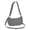 Grey, variant on XINXIAOO Sleek Metallic Finish Crossbody Bag, Eye Catching Dressy Shoulder Purse for Everyday