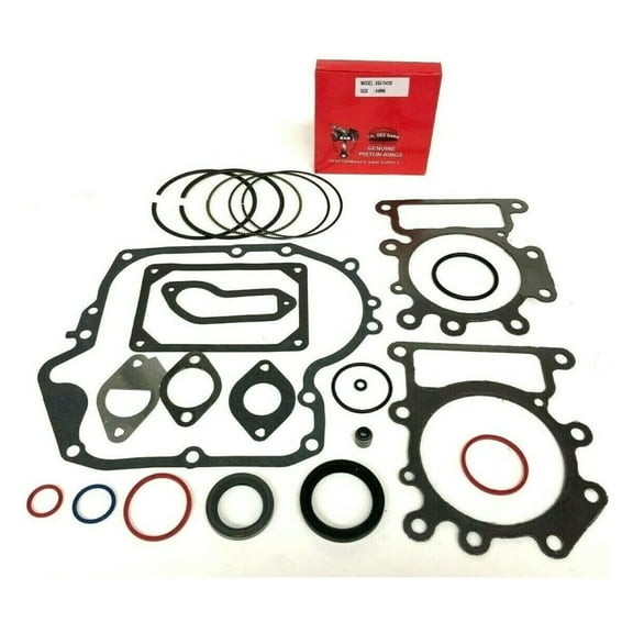 Overhaul Kit Compatible with 19hp, 20hp 21hp Single Cylinder OHV Engines Includes Rings and Gaskets